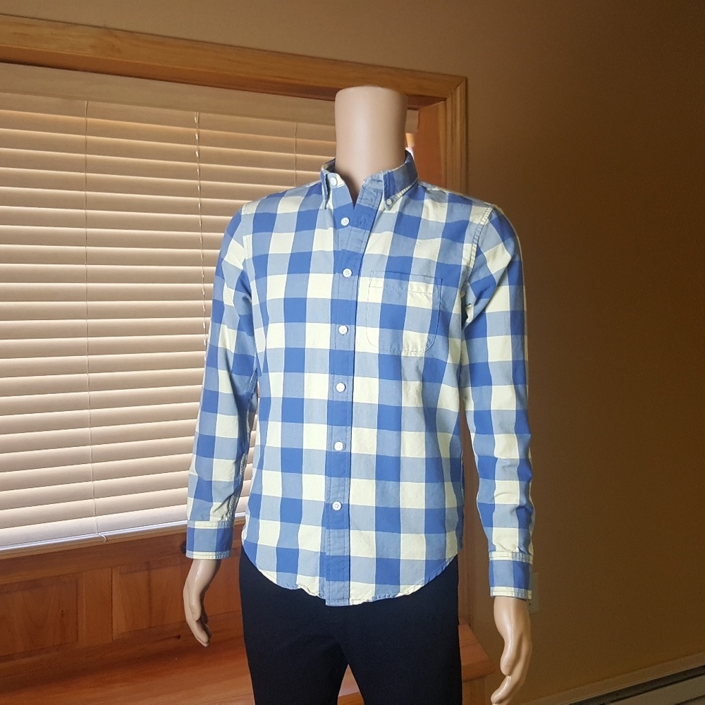 Abercrombie & Fitch Large Gingham Oxford - EUC